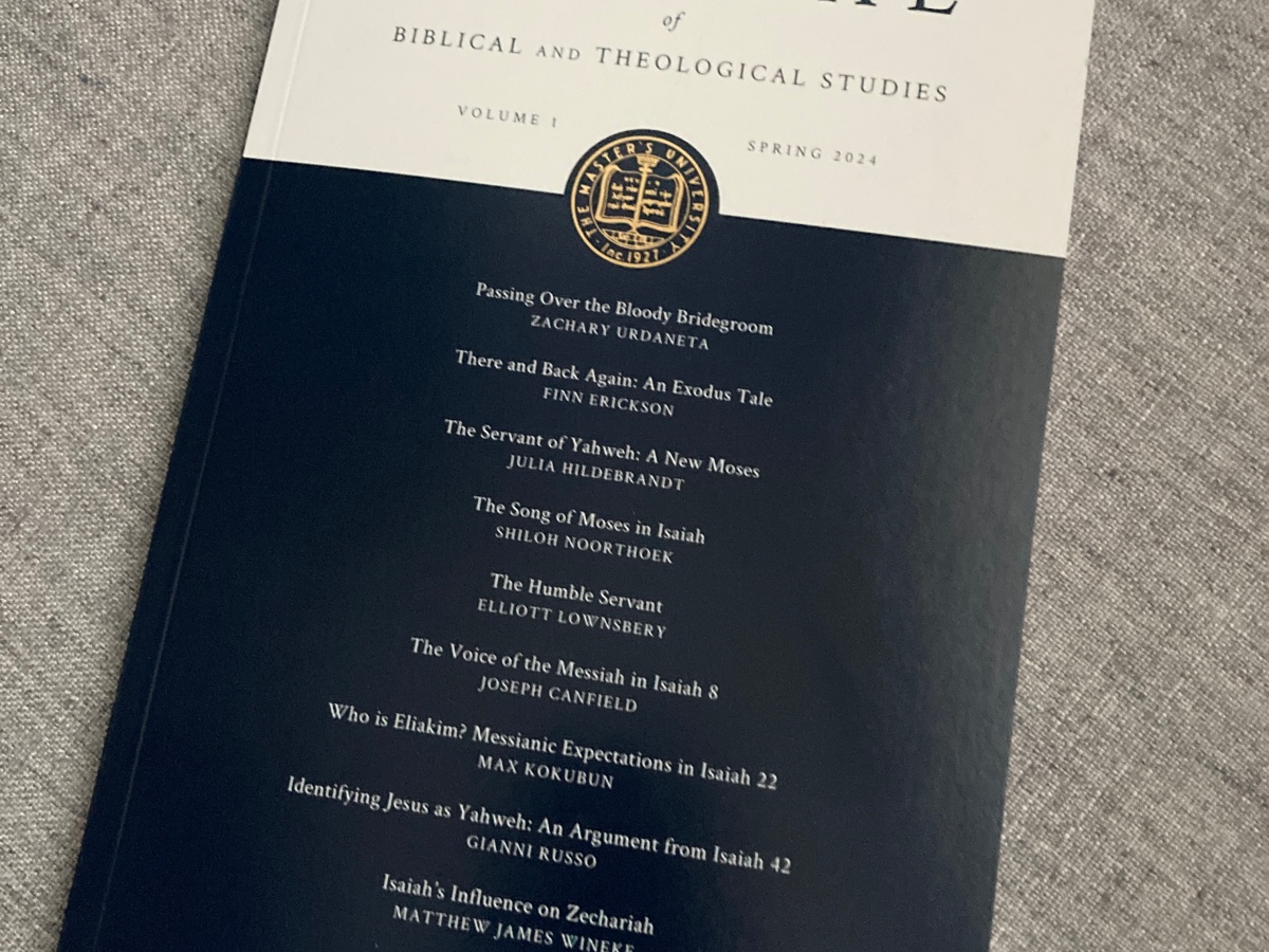 Bible department publishes its first student journal